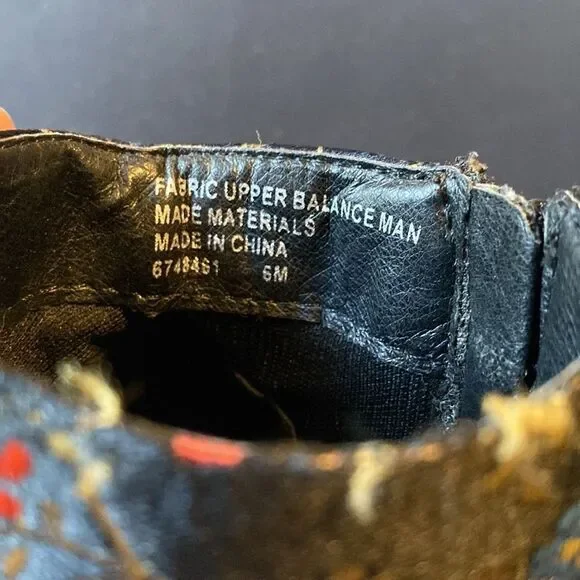 Black Floral Embroidered Boots, Size 6, maybe worn once, Perfect Condition - Picture 12 of 12